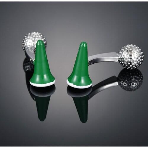 Fashionable blue ball Cufflinks French long sleeve shirt with studs and Cufflinks