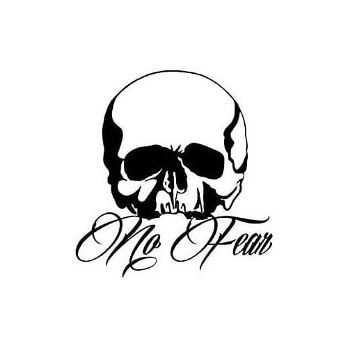 Fashion No Fear Skull Vinyl Sticker Car Decal Window Decor Stickers Waterproof L237