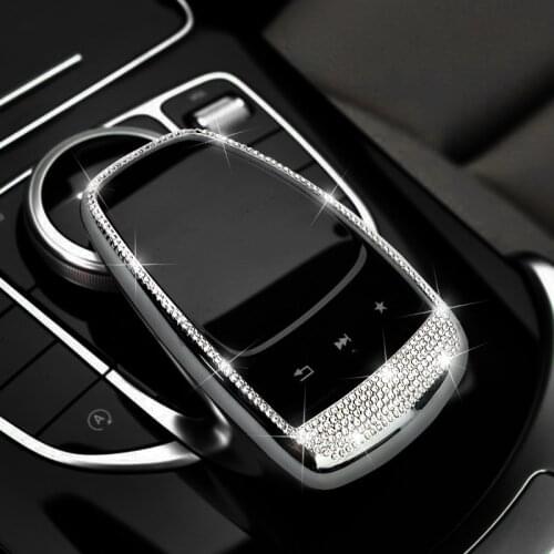 Angelguoguo Car Control the mouse Touchpad Frame Cover sticker For Mercedes Benz GLC X253 C W205 E Class W213