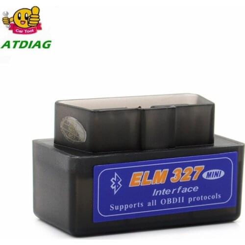 OBDII 2 V2.1 mini ELM327 OBD Bluetooth OBD2 Auto Scanner Car ELM 327 Tester Diagnostic Tool for Android Windows Symbian