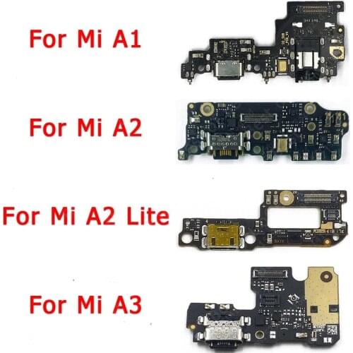 Original Charge Board For Xiaomi Mi A2 Lite A1 A3 5X 6X Charging Port Pcb Dock Replacement Usb Connector Flex Cable Spare Parts