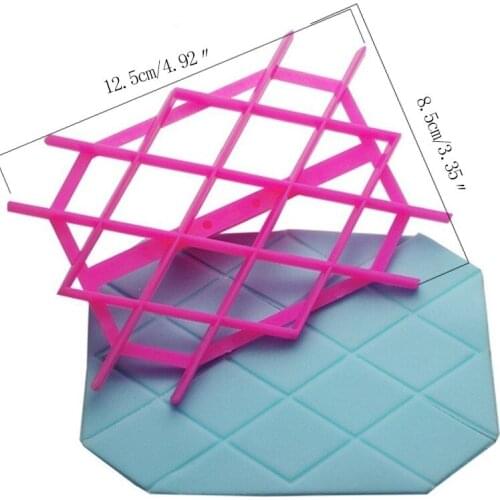 Lattice Diamond Hollow Plunger Fondant Mold Cutter Sugarcraft Cookie Mold For Baking Christmas Cake Decorating Tools Hot Sale