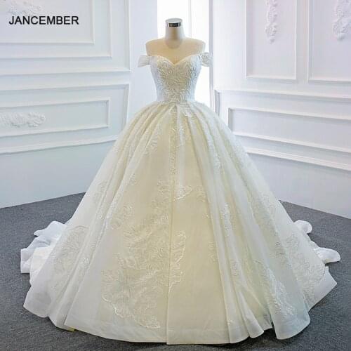 RSM66828 Elegant White Frill Applique Print Pattern Wedding Dress 2021 Sweetheart Neck Backless Design Maxi Dress