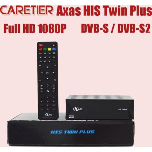 Satellite TV Receiver Axas His Twin DVB-S2/S 1080P HD WiFi+Linux OS box E2 Open ATV 6.2 Linux H2.65 smart Satellite receiver
