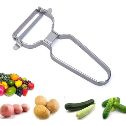 Stainless Steel Vegetable Peeler for Kitchen Kitchen Paring Gadget Handheld Multifunctional for Potato Carrot Apple Veggie