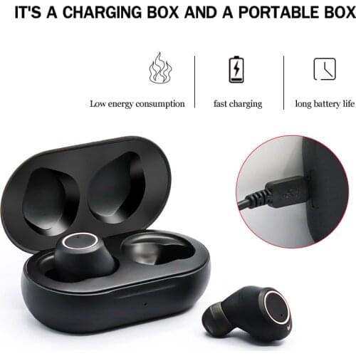 New Style Rechargeable One-click Elderly In-ear 1 Pair Hearing Aids Mini Invisible Digital Sound Amplifier