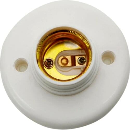 1pcs/lot E27 screw lamp base bulb socket light holder for home light holder E27/E26 Lamp Holder For LED Bulbs Install free ship