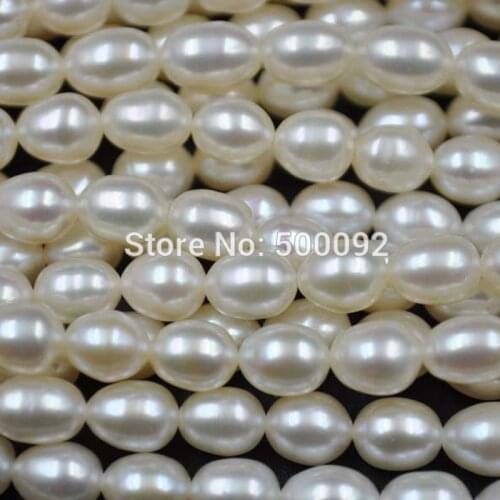 2020 Rushed Promotion Beads For Jewelry Making Charm Beads Fine Jewelry Wholesale 10 Strands 6-7mm Rice Freshwater Pearl