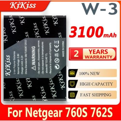 3100mAh W3 For Netgear Sierra 760S 762S 763S 785S Battery Wireless Router Aircard W-3 3.7V Li-Ion Lithium Rechargeable Batteries