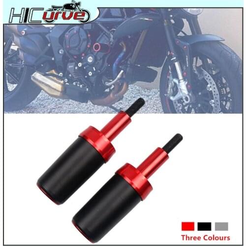 For MV Agusta Brutale 675 800 Brutale675 Motorcycle CNC Aluminum Falling Protection Frame Sliders Crash Protector