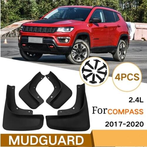 Car Mudguard For Jeep Compass 2.4L 2017-2020 High Quality Mudguard Anti-splash Mudguard Anti-fouling Car Accessories