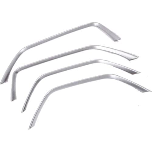For Land Rover Range Rover Evoque 2013-2017 Car-Styling ABS Chrome Car Door Decoration Trim Strips Accessories 4Pcs/Set
