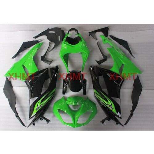 For Zx6r 2009 - 2012 Motorcycle Fairing Zx6r 09 10 Full Body Kits Zx6r 2009 Green Black Bodywork