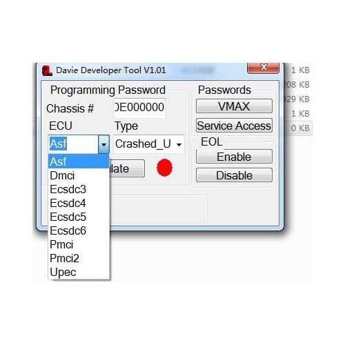 DAVIE DEVELOPER TOOL v1.01 for DAF + unlocked keygen