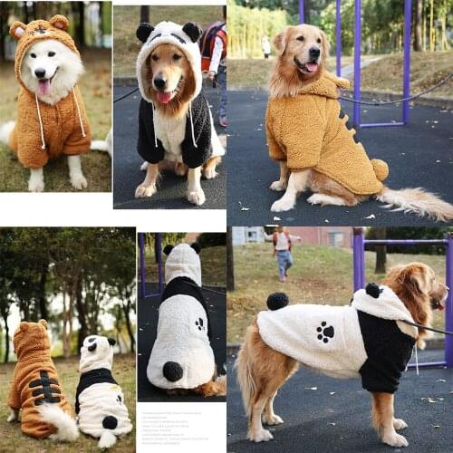 Big Dog Coat Jacket Large Dog Clothes Welsh Corgi Shiba Inu Samoyed Husky Labrador Golden Retriever Clothing Pet Outfit Hoodie