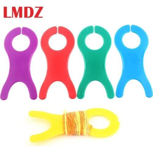 LMDZ 1/5Pcs Thread String Winding Boards DIY Plastic Yarn Coiling Plate Embroidery String Card Cross Stitch Yarn Line String