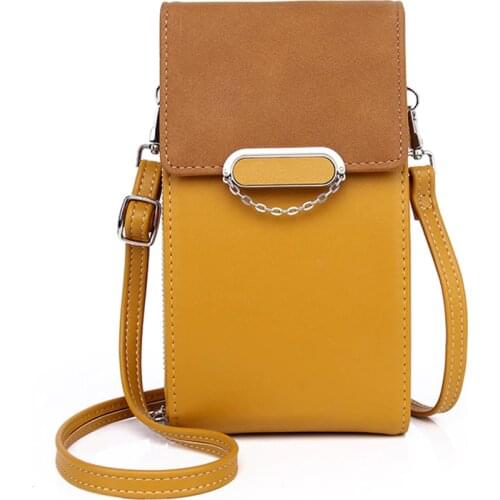 Small Crossbody Cell Phone Shoulder Bag For Women Fashion Pu Leather Messenger Bags Ladies Short Travel Mini Sling Coin Purse