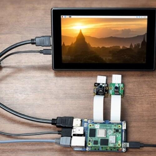 For Raspberry Pi CM4 Mini Base Expansion Board Computing Module Core Board Onboard 40PIN GPIO Interface Gigabit Ethernet