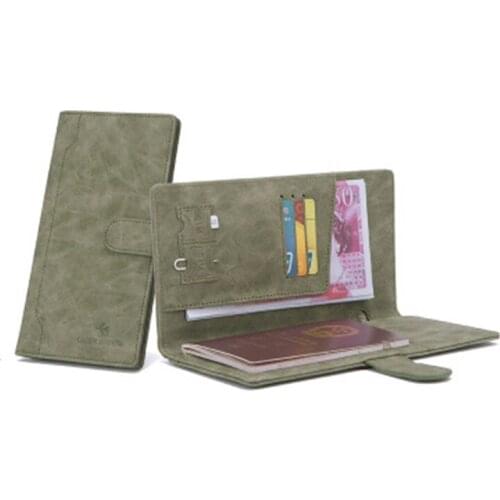 Fashion Long Purse Bag Wallet Mens Leather Wallet Luxury Brand Design Handy Slim Male Wallet Pochette Femme Pasjeshouder