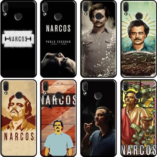 Narcos TV Series Pablo Escobar Soft For Huawei Y5P Y6P Y7A 2020 Y3 II Y5 Y6 Y9 Y7 Prime 2018 2017 2019 Nova 3i 5T Case