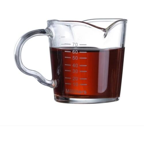 Factory wholesale double mouth milk cup coffee milk cup glass coffee cup milk cup high temperature resistant creative glass