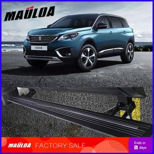 Aluminium alloy Automatic scaling Electric pedal side step running board for Peugeot 3008 2013+ ,4008 2017,5008 2017