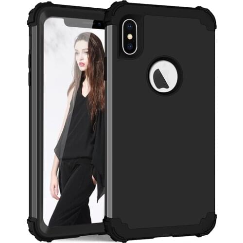 Shockproof Phone Cases for iPhone 6 6S 7 Plus,PC+TPU 3-Layers Hybrid Full-Body Protect Case for iPhone 7 Anti-Knock Phone Shell