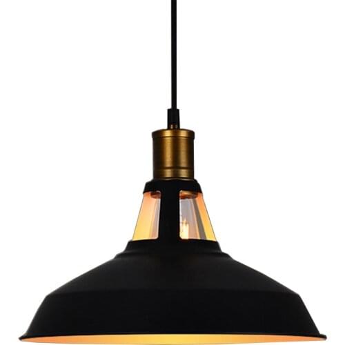 Nordic Vintage Industrial Style Loft Pendant Light Wrought Iron Hanging Lamp LED Light Dining Room E27 Pendant Lights