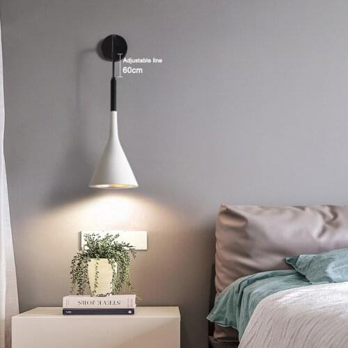 Modern Wall Lamp For Home Indoor Lighting Living Room Loft Decoration Sconcesv Nordic Bedroom Wall Light Fixture Free Shipping