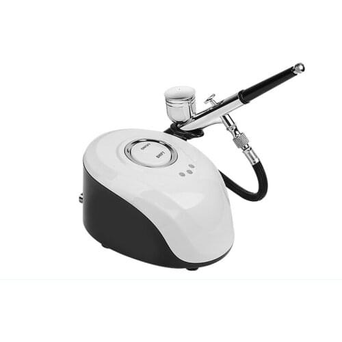 High Pressure Face Spray Compressor Kit Water Oxygen Nebulizer Facial Beauty Machine Deep Hydration Lightening Moisturizing Skin