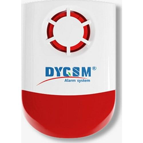 433mhz Wireless Shine Light Siren For GSM / PSTN Alarm System