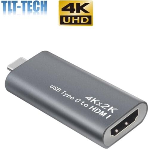 4K USB C to HDMI Adapter Converter Compatible with MacBook Pro 2018/2017, MacBook Air 2018, DellXPS 13/15,Samsung Galaxy S10/S9