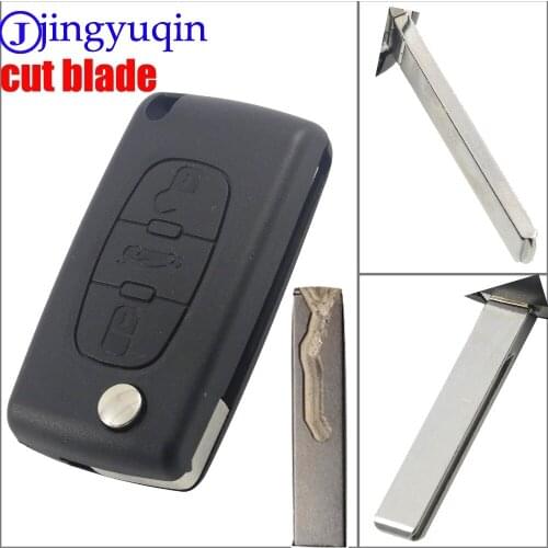 Bilchave 2/3 Button Flip Remote Car Key Shell Fob Case For Peugeot 407 407 207 301 307 308 508 607
