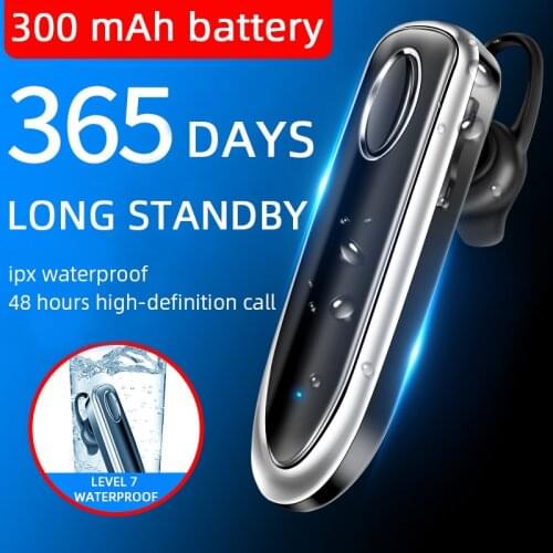 New Handsfree Wireless Bluetooth Earphones Noise Control Business Wireless Bluetooth Headset with Mic for Driver Sport Xiaomi