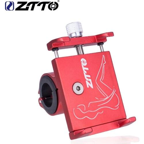 ZTTO The New Bicycle Scooter Aluminum Alloy Mobile Phone Holder MTB Mountain Bike Bracket Cell Phone Stand Cycling Accessories