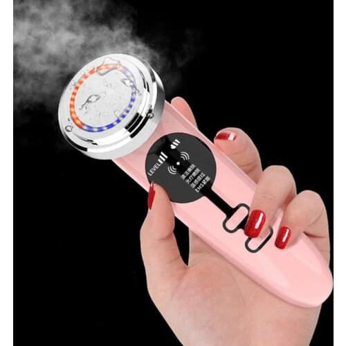 Electric Face Massager Facial Lift Sonic Cleanser Vibration 4 Modes Face Eye Machine Deep Cleaning Red & Blue LED light