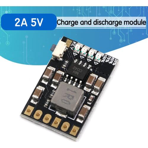 2A 5V Charge Discharge Integrated 3.7V 4.2V Lithium Battery Boost Mobile Power Protection Diy Electronic PCB Board Module