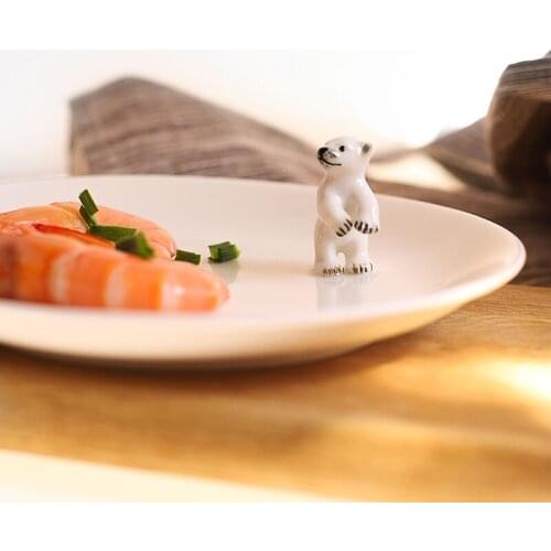 Cartoon Ceramic Tableware Fruit Platos Animal Decoration Dessert Plate Household Animal Plate Pratos De Jantar