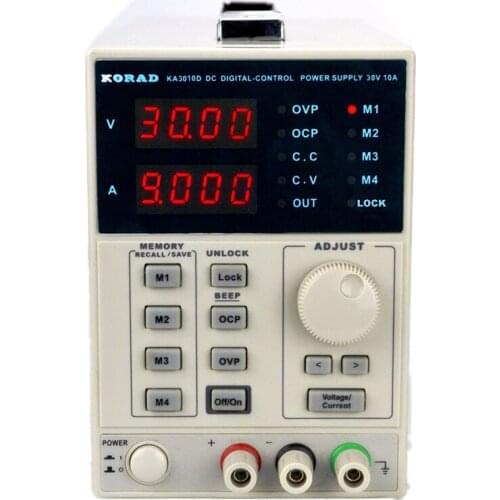 KORAD KA3010D -Precision Variable Adjustable 30V 10A DC Linear Power Supply Digital Regulated Lab Grade