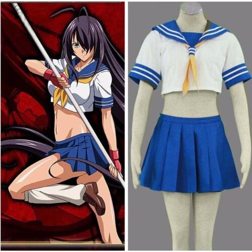 Hot Selling Strength of a Thousand Anime Costume Kanu Unchou Seito Academy Special School Uniform Halloween Cosplay