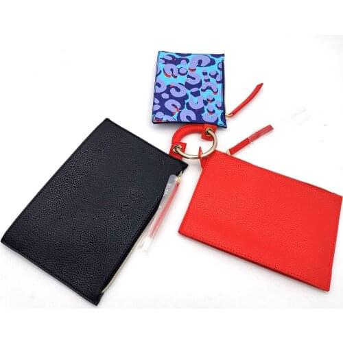 Fashionable womens handbag three in one high-grade metal ring wallet mobile phone bag zero wallet purses