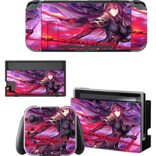 Fate Saber Nintendo Switch Skin Sticker NintendoSwitch stickers skins for Nintend Switch Console and Joy-Con Controller