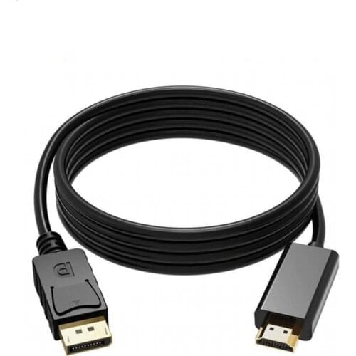 New 1.8M display port Displayport Male DP to Male Cable Adapter Converter 4K Laptop PC Laptop HD TV Cable Converter