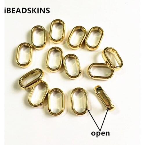 New arrival! 19x12mm 200pcs/lot gold color UV Plating chain-shape Beads for Jewelry DIY (Design as shown)#1912