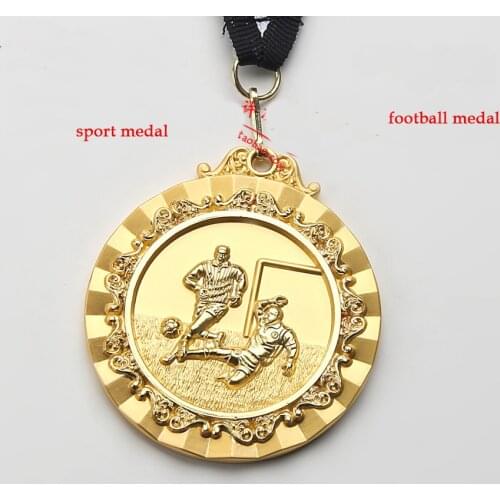 New style sports competitions medal football sports medal sports gold silver bronze medal soccer movement