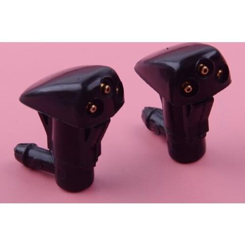 DWCX 2pcs Front Windshield Wiper Washer Water Spray Jet Nozzle For Hyundai Tucson Kia Sportage 2005 2006 2007 2008 2009 2010