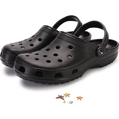 Sandals Man 2021 Summer Couple Sandals And Slippers Fashion Non-slip Couple Hole Shoes Beach Sandals Man Slipper Flip-flop NO285