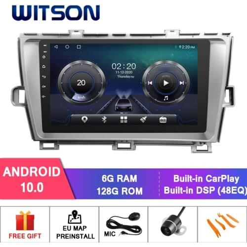 WITSON Android 10. CAR DVD SYSTEM for TOYOTA PRIUS (Left Driver Version) car dvd player link/DAB/OBD/TPMS/DVR/Wifi/3G/4G support