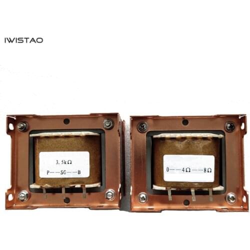 IWISTAO Tube Amplifier 15W Output Transformer 1 Pair Z11 Single-ended Silicon Steel 3.5K Ultra Linear British Bracket DIY