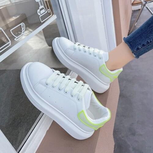 Women Casual Sneakers leather White Sneakers,Breathable Sneakers,Comfort Shoes,Womens Vulcanize Shoes Flat Shoes Female